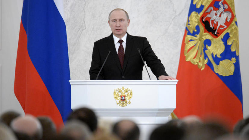 Владимир Путин выступит с внеочередным посланием Федеральному собранию по Крыму