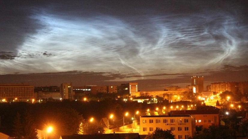 Жители Челябинска увидели северное сияние