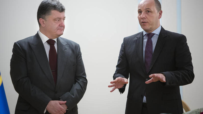 Пётр Порошенко принял отставку секретаря совбеза Украины Андрея Парубия
