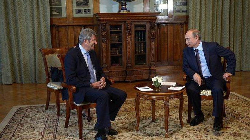Владимир Путин договорился с французскими предпринимателями об инвестициях в Крым