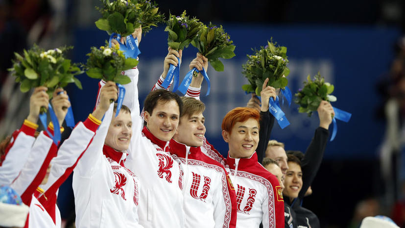 Сборная России сегодня выиграла две золотые и одну серебряную медаль