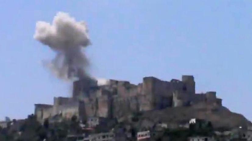 Замок крестоносцев в Сирии поврежден в результате авиаудара