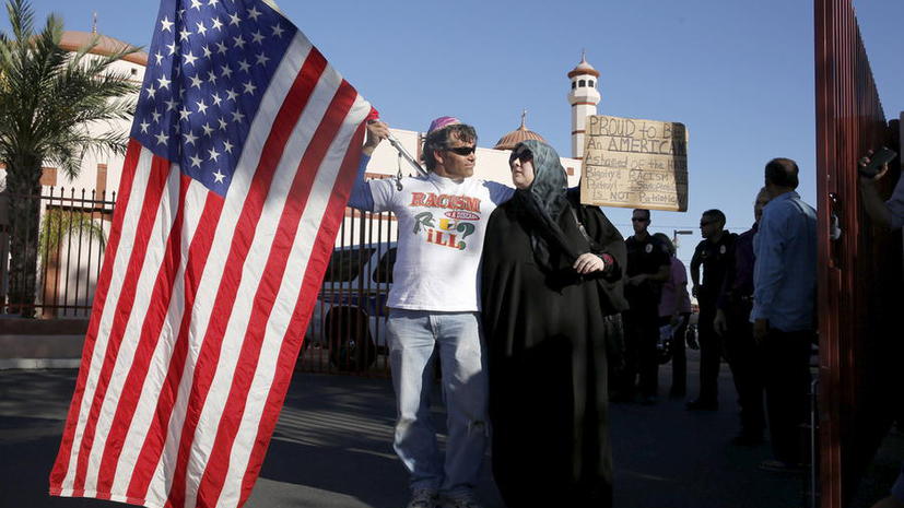 В США проходят протесты из-за выставки карикатур на пророка Мухаммеда
