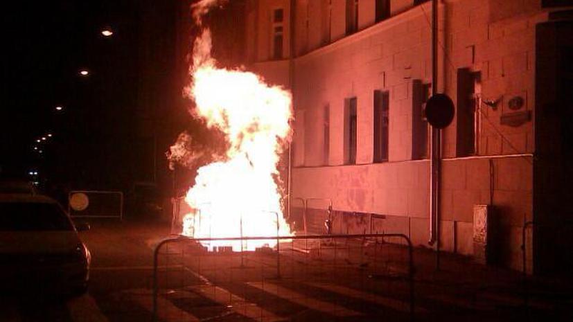 Газопровод взорвался в центре Москвы
