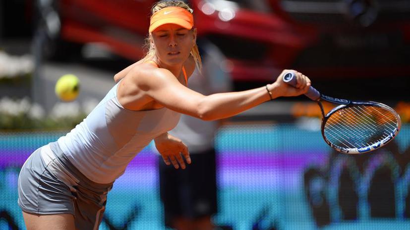 Мария Шарапова вышла в полуфинал турнира в Мадриде