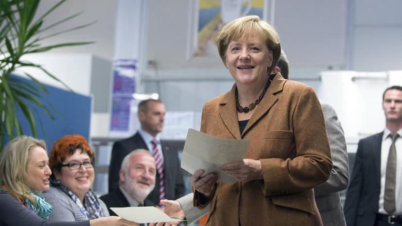 Данные exit polls: партия Ангелы Меркель побеждает на выборах в Германии