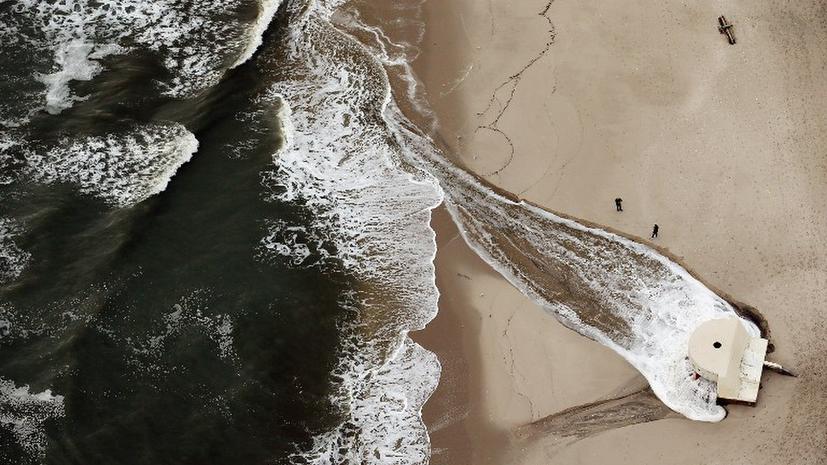 В пригороде Нью-Йорка в море попало более миллиона литров топлива после удара «Сэнди»