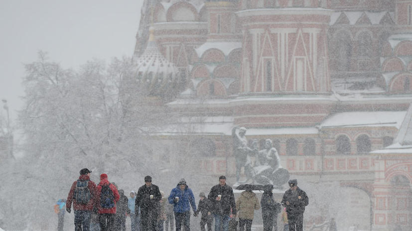 На Москву движется трехдневный мартовский снегопад с 20-градусными морозами