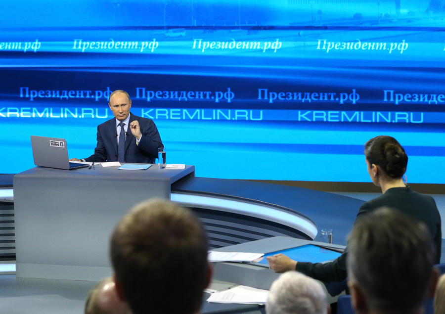 Владимир Путин в апреле проведёт «прямую линию», посвящённую Крыму