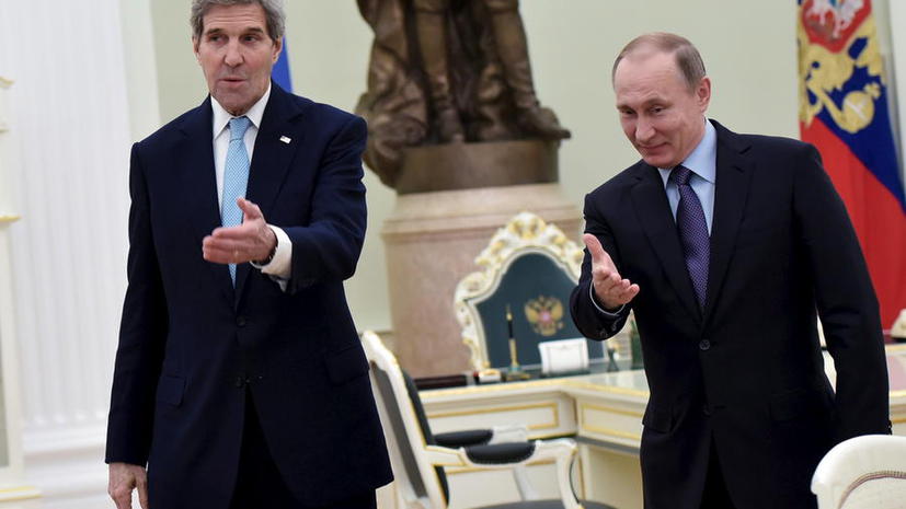 Владимир Путин выразил желание детально обсудить с Джоном Керри актуальные вопросы