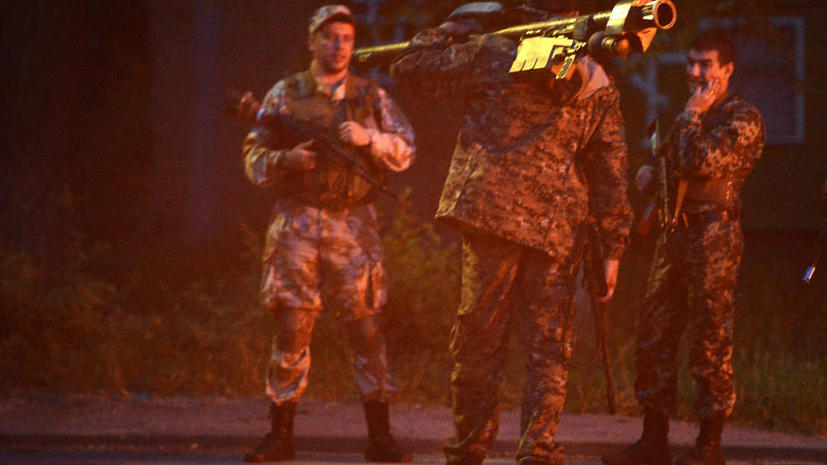 В Луганской области ополченцы взяли под контроль часть внутренних войск и взорвали склад с боеприпасами