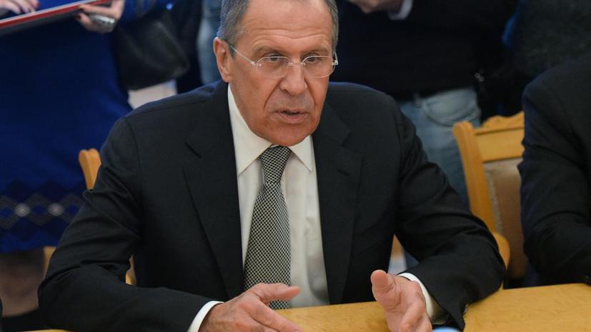 Сергей Лавров: Москва считает неприемлемым применение силы на юго-востоке Украины