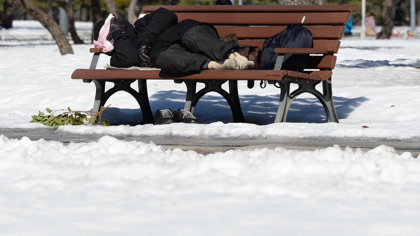 В Великобритании всё больше людей вынуждены ночевать на улицах