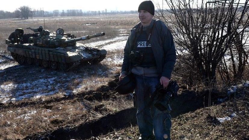 При обстреле Донецка ранен стрингер AFP Александр Гаюк