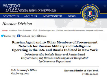 США оказывают давление на подозреваемых в шпионаже россиян