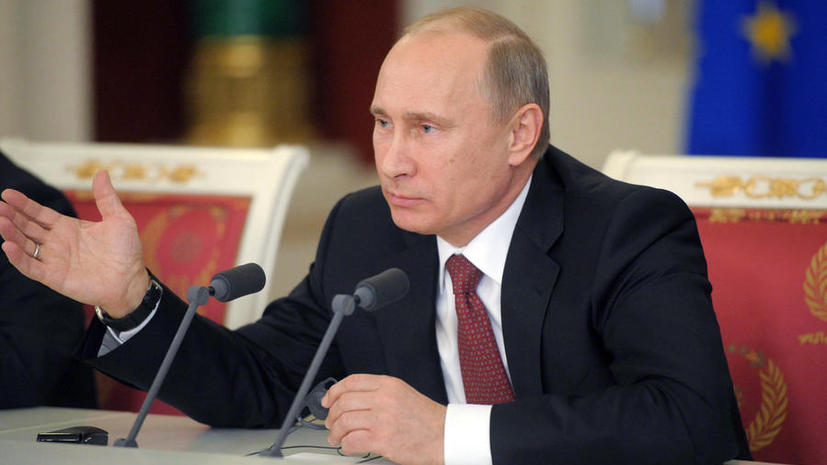 Президент РФ Владимир Путин поздравил Папу Римского Франциска с избранием