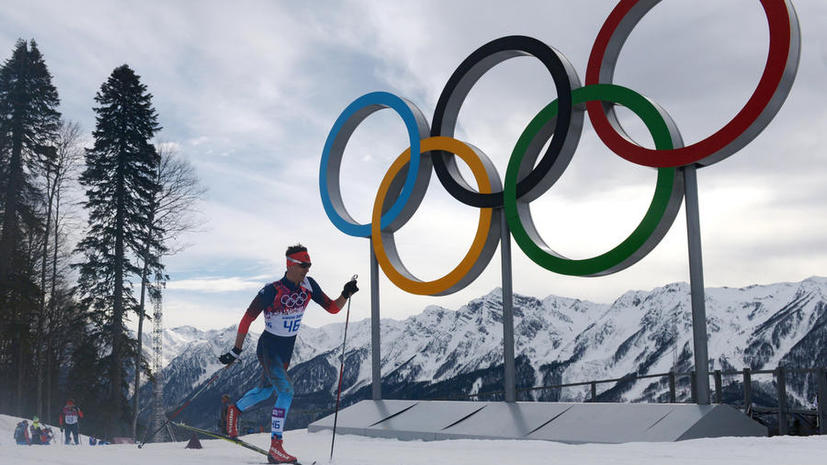 В олимпийской лыжной гонке на 15 км приняли участие спортсмены из Перу, Доминики и Бермуд