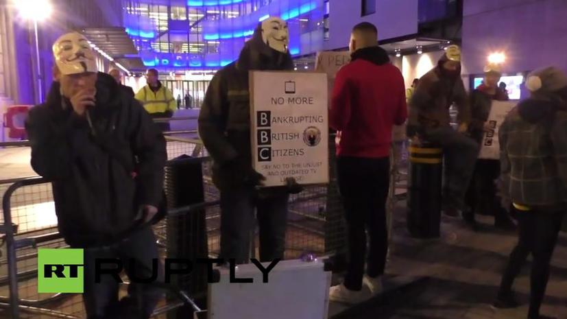 Хакеры Anonymous провели протест против лживости телекомпании ВВС