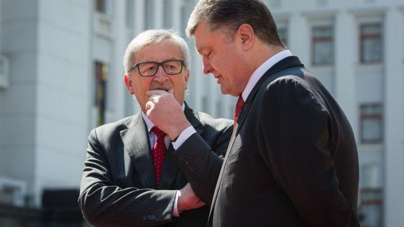 Глава Еврокомиссии Юнкер: Нет информации, что Киеву стоит опасаться российской агрессии