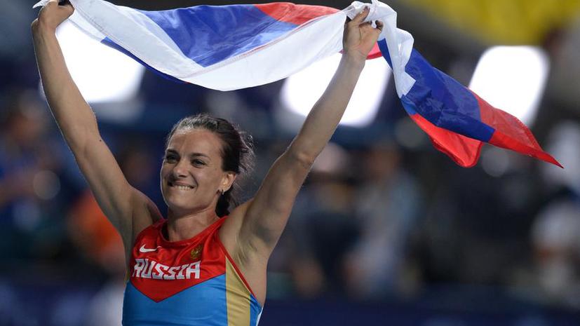 Елена Исинбаева — вторая спортсменка мира по версии спортивных журналистов