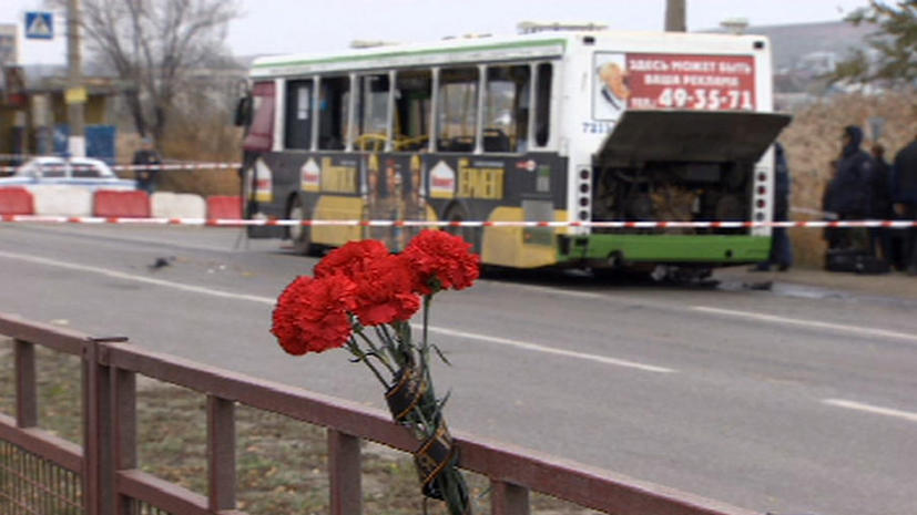 СК: Мощность бомбы, взорванной смертницей в Волгограде, составила 500-600 граммов тротила