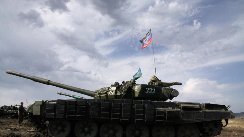 В ходе соревнований по танковому биатлону в Донбассе произошёл теракт, погиб ребёнок