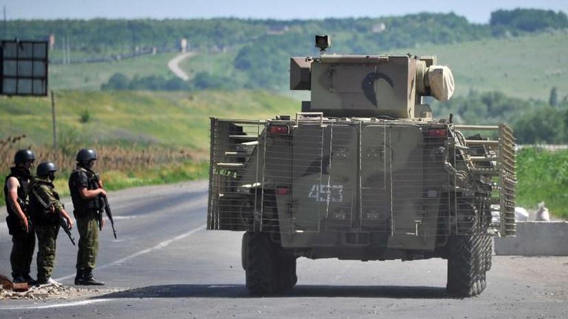 Ополченцы обстреляли колонну украинских военных под Изюмом, погиб один человек