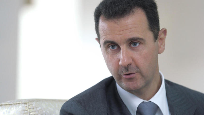 Башар Асад поблагодарил Россию за поддержку и гуманитарную помощь