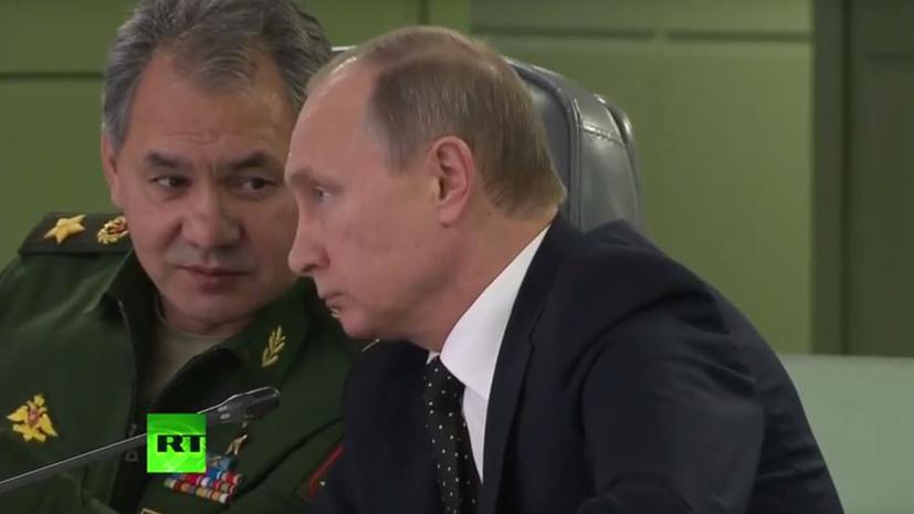 Владимир Путин поручил Минобороны РФ разработать с французскими ВМС план совместных действий в Сирии