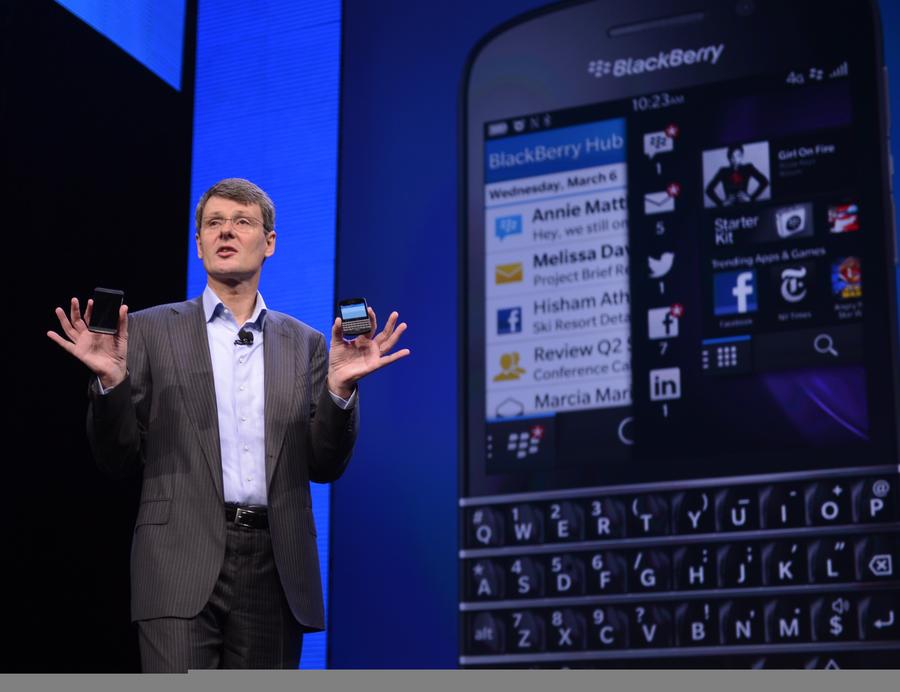 Директор BlackBerry пообещал продать десятки миллионов новых смартфонов Q10