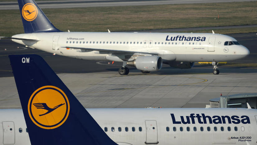 Почти 100 рейсов из Германии в Россию отменены из-за забастовки пилотов Lufthansa