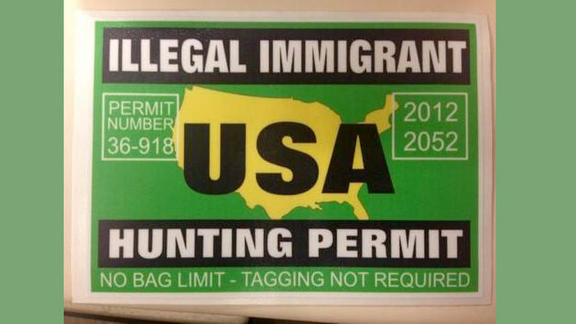 Магазины в США выдают охотничьи билеты на нелегальных иммигрантов