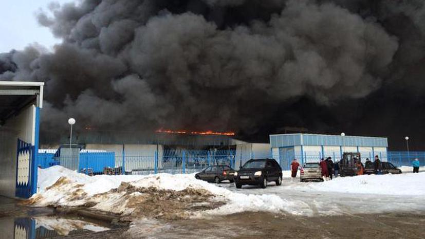 Пожар на мясокомбинате в Новой Москве локализован