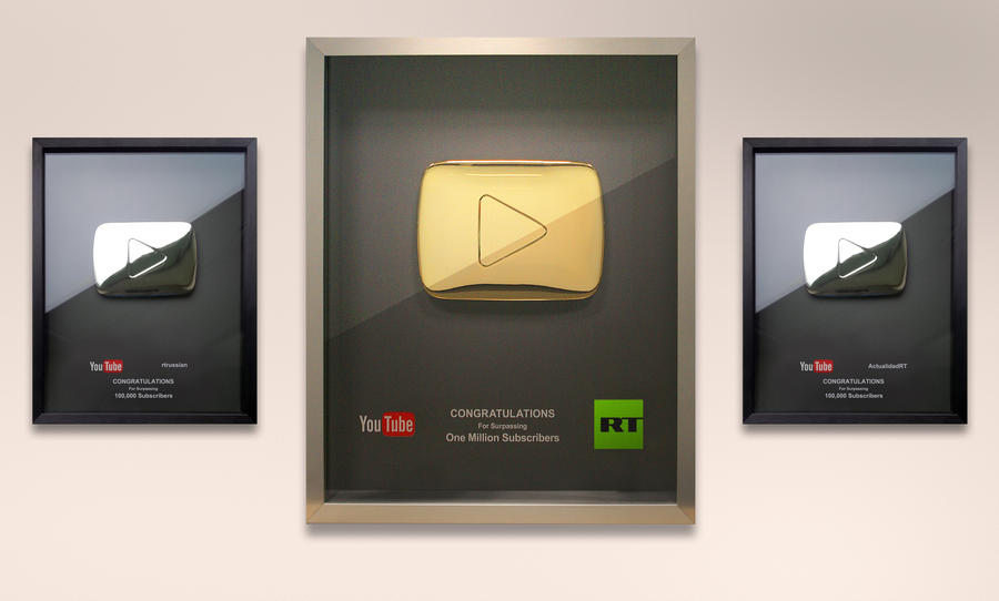 YouTube отметил успехи видеоканалов RT