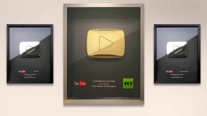 YouTube отметил успехи видеоканалов RT