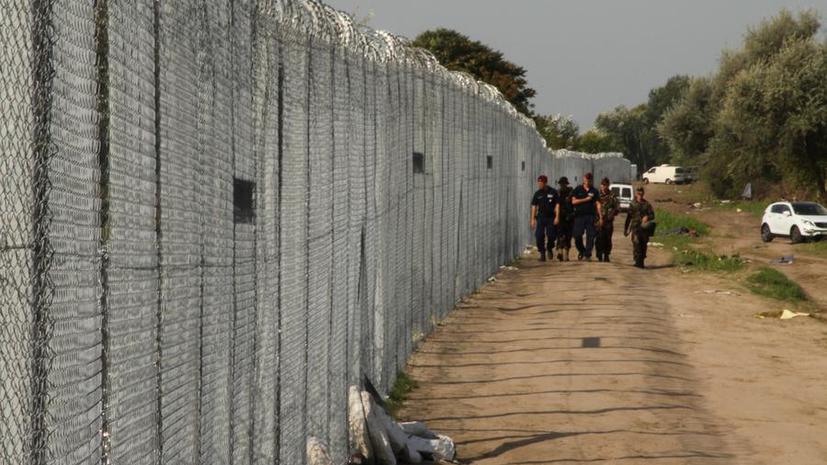 Венгрия начала строительство стены от беженцев на границе с Хорватией