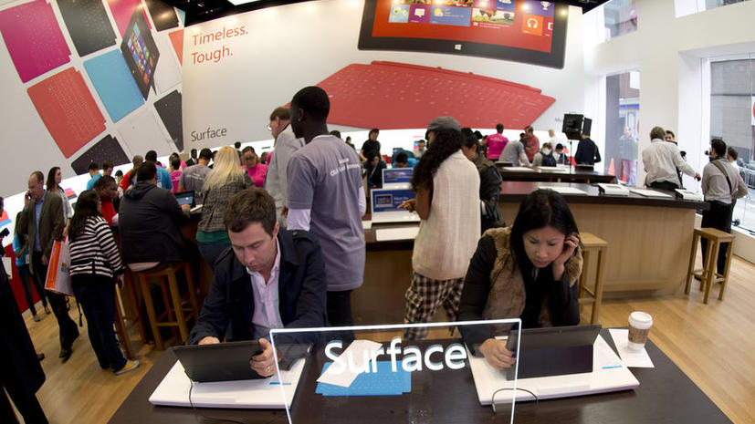 Россия холодно встретила Surface от Microsoft